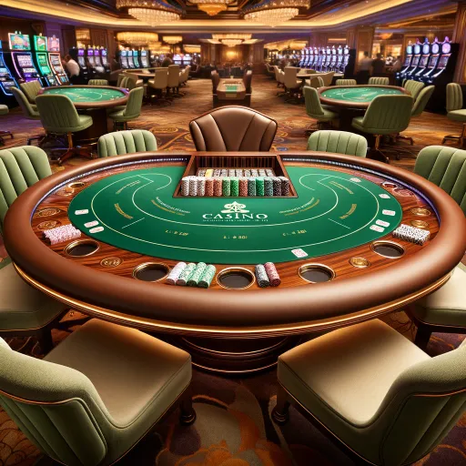 a poker table