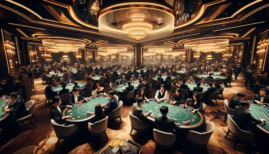 poker tables in events