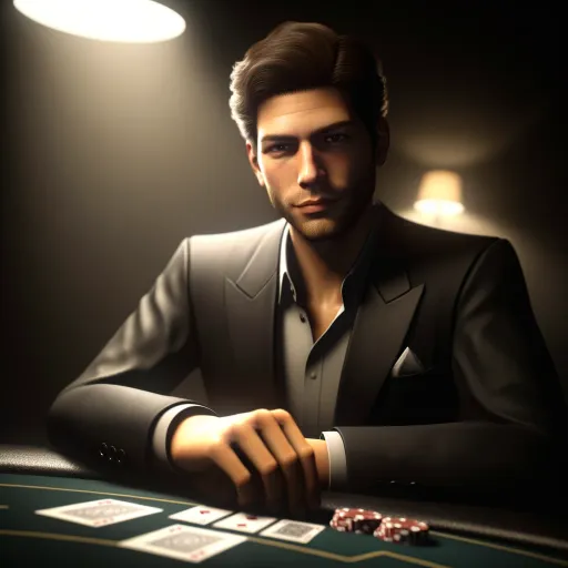 Alex Montgomery playing poker