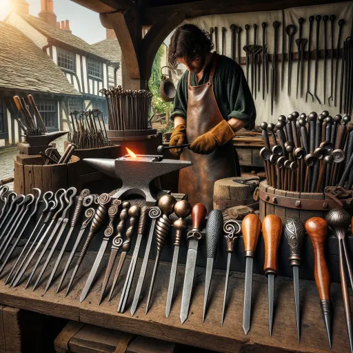 Hand Forged Pokers from Village Blacksmith