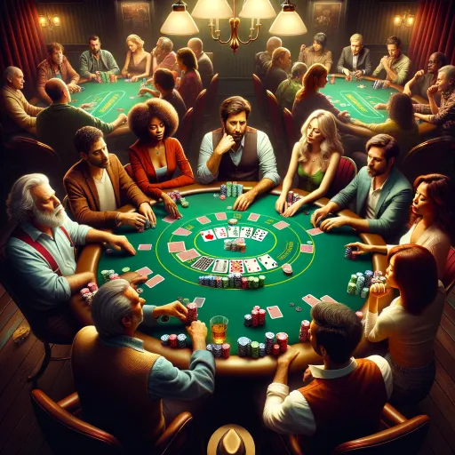 Poker Tables and Players
